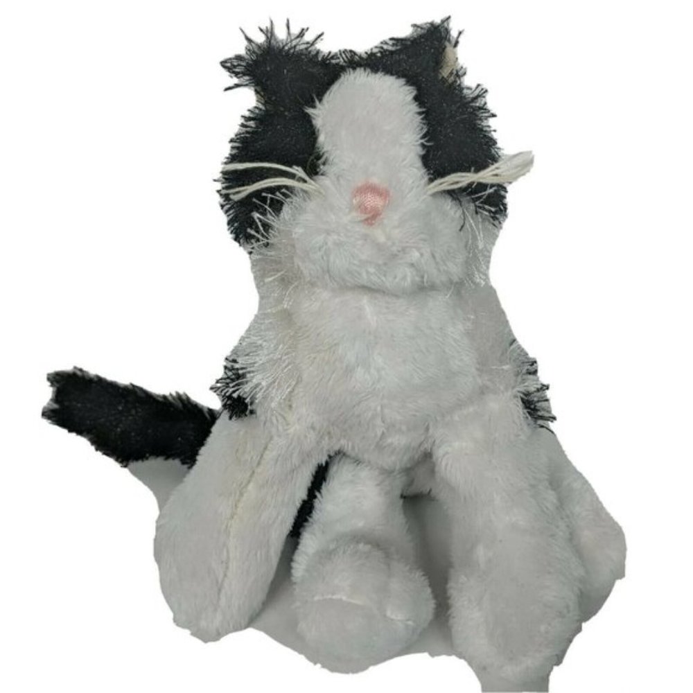Retired Ganz Black & White Cat